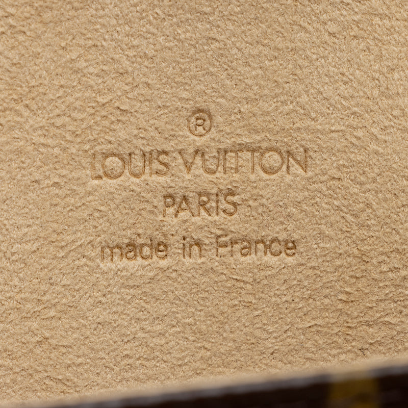 Designer Auth Color Monogram Black Belt LOUIS VUITTON Paris Made