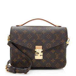 Louis Vuitton Monogram Canvas Pochette Metis Shoulder Bag (SHF-20938)