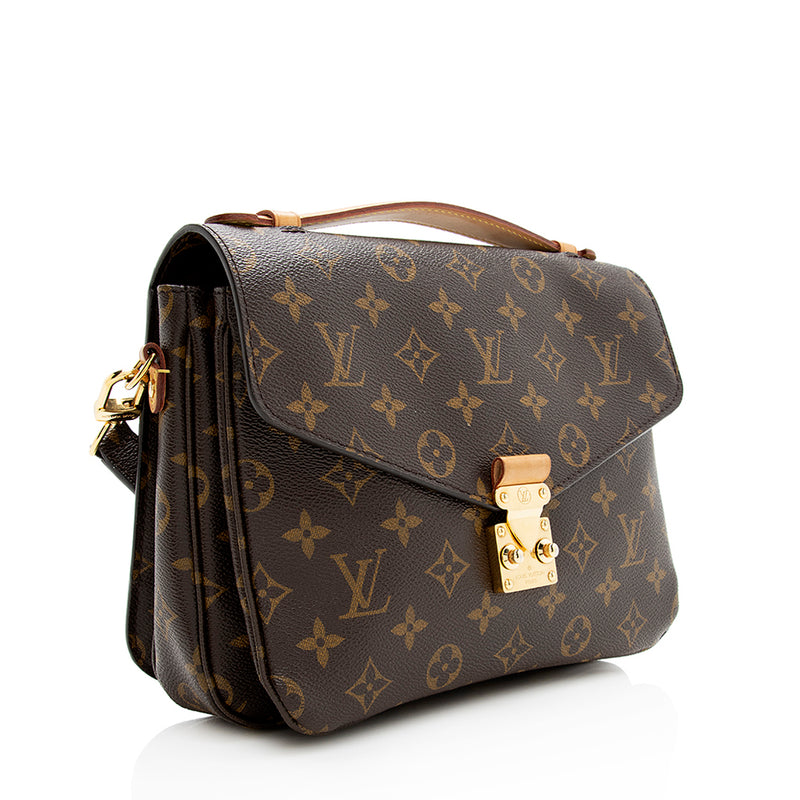 Louis Vuitton Monogram Canvas Pochette Metis Shoulder Bag (SHF-21145)