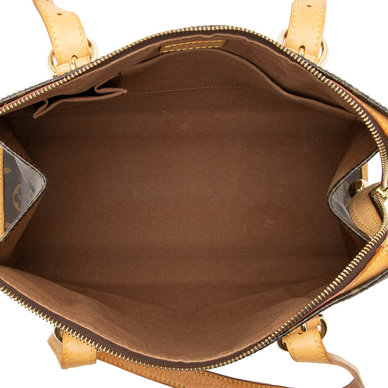 Authentic Louis Vuitton Monogram Popincourt Haut Brown Zipper Shoulder  Handbag