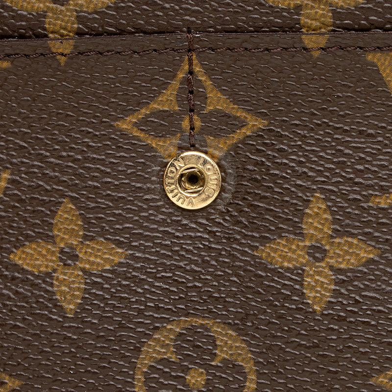 Louis Vuitton Monogram Mat Porte Tresor International Wallet (SHF