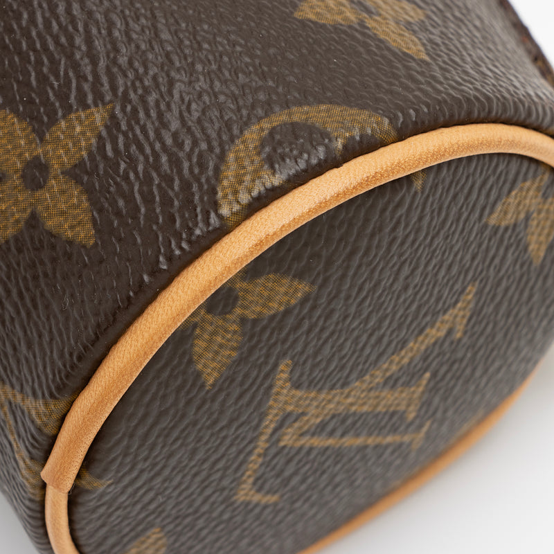 Louis Vuitton LOUIS VUITTON Clutch Bag Monogram Pochette A4 Canvas Brown x  Orange Men's M44484