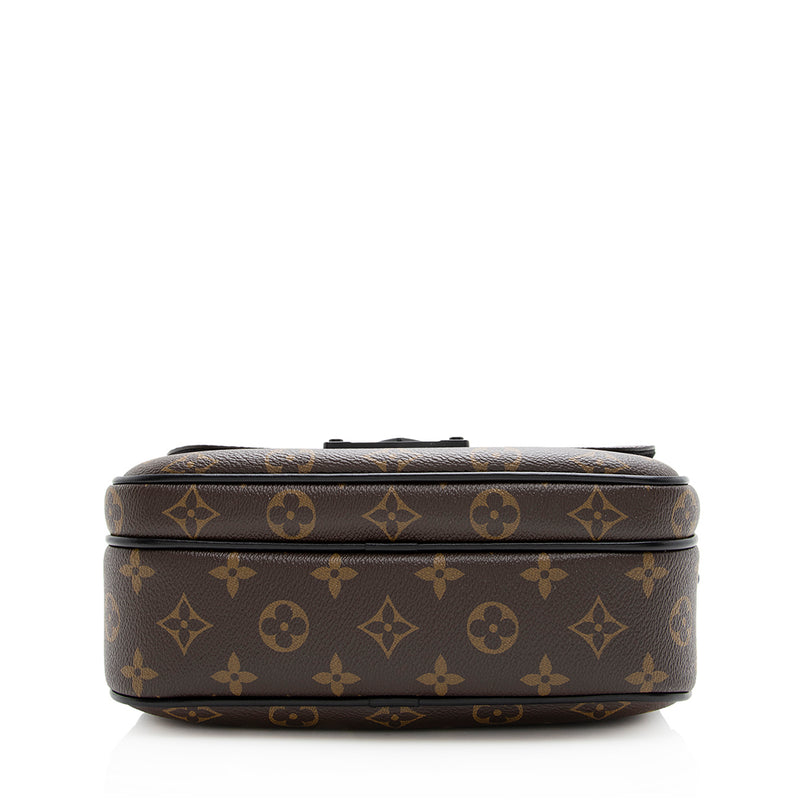 Louis Vuitton Monogram Canvas S Lock Messenger Bag (SHF-20669