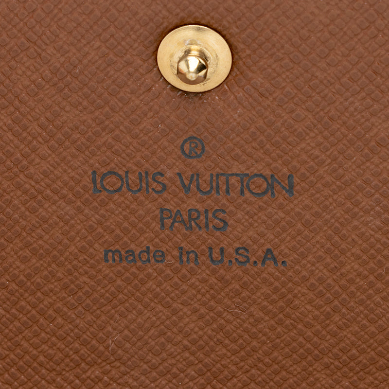 Louis Vuitton Vintage Monogram Canvas Sarah Wallet (SHF-NDngCm