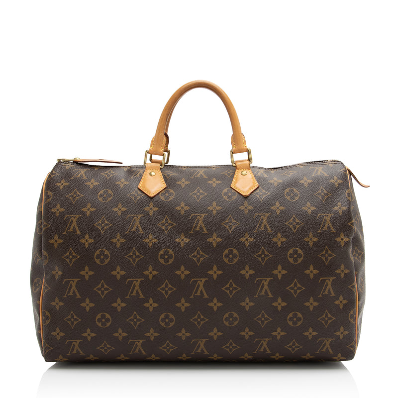 Louis Vuitton Monogram Canvas Speedy 40 Satchel (SHF-23442) – LuxeDH