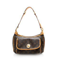 Louis+Vuitton+Tikal+Shoulder+Bag+GM+Brown+Canvas+Leather+Monogram for sale  online