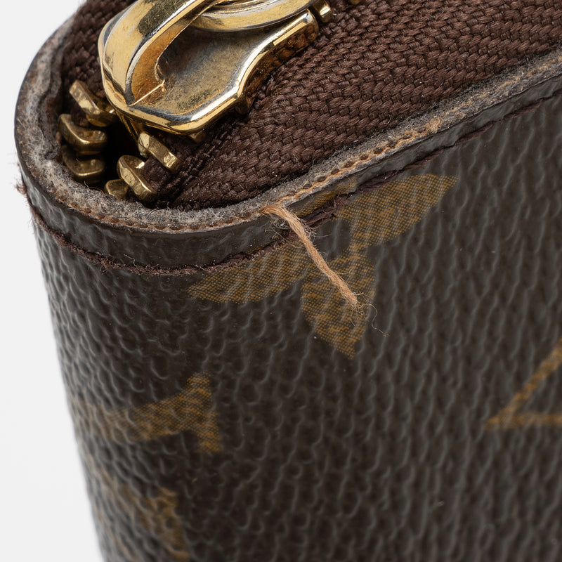 Louis Vuitton Monogram Canvas Zippy Organizer Wallet (SHF-22795