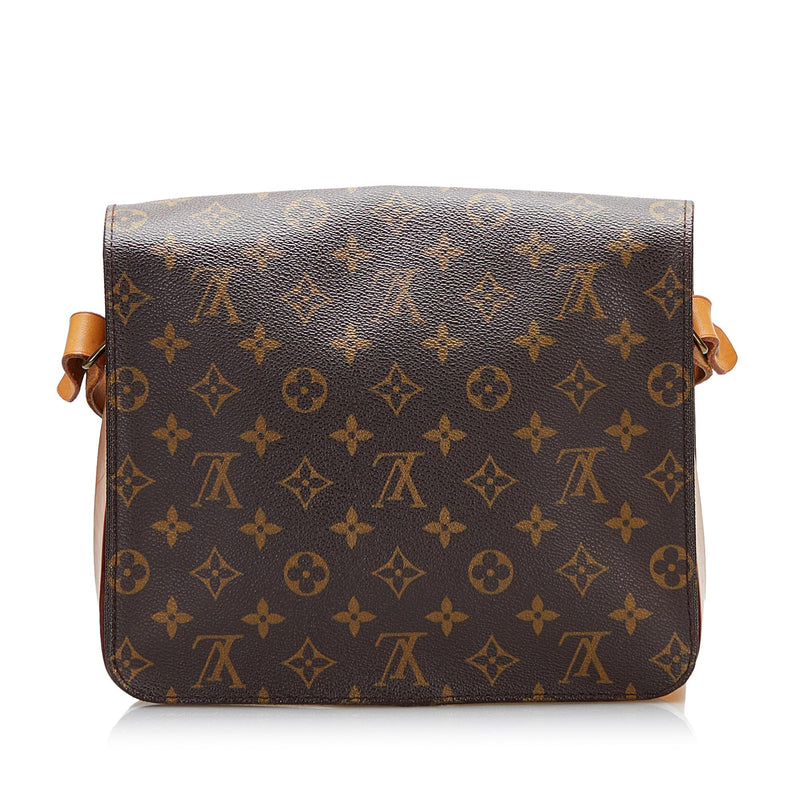 Vintage Louis Vuitton Cartouchiere Monogram Canvas Crossbody Handbag A -  beyond exchange