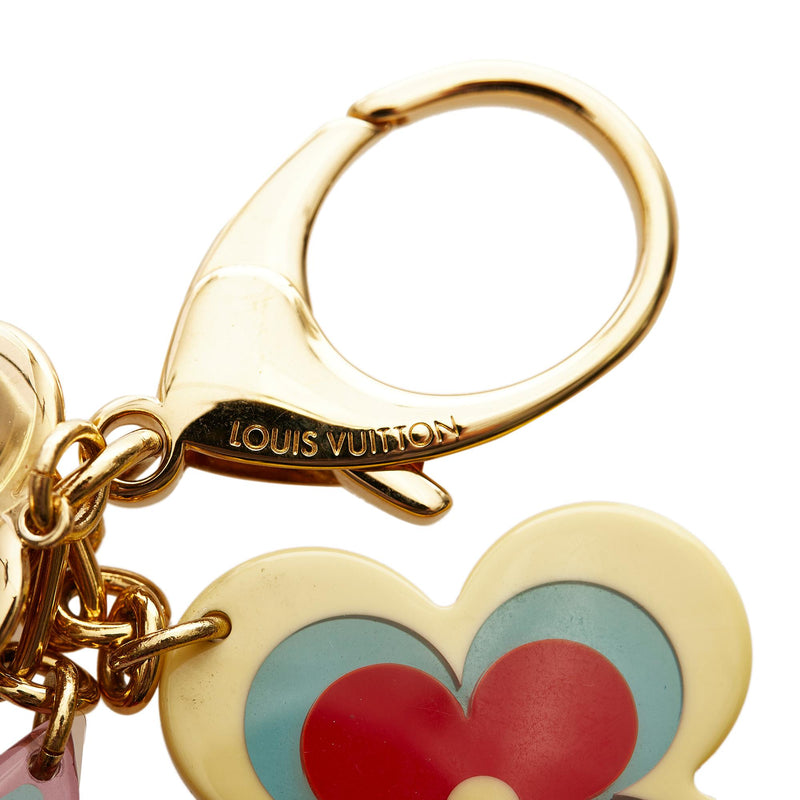 Louis Vuitton Style Flower Charms, Keys and Heart Keychain/Bag Charm
