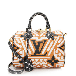 Louis Vuitton, Bags, Louis Vuitton Brownblack Monogram Speedy 25 Handbag