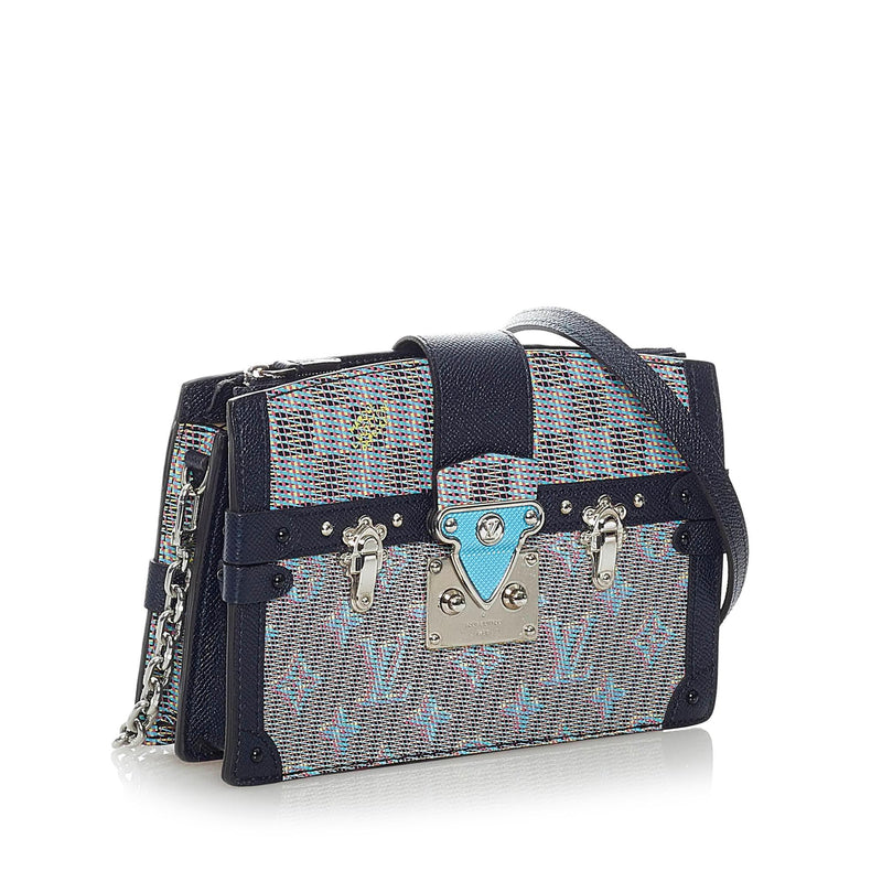 Louis Vuitton Trunk Clutch in Monogram Handbag - Authentic Pre-Owned Designer Handbags