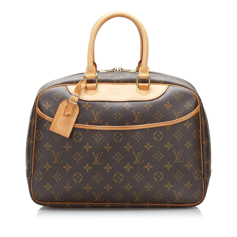 Louis Vuitton Deauville Handbag Damier Brown