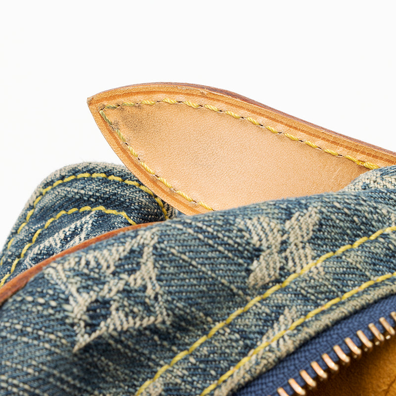 Louis Vuitton - Authenticated Danube Bag - Denim - Jeans Brown Plain for Men, Good Condition