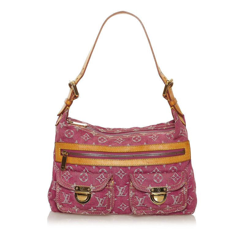 Louis Vuittons Handbags Pink Denim