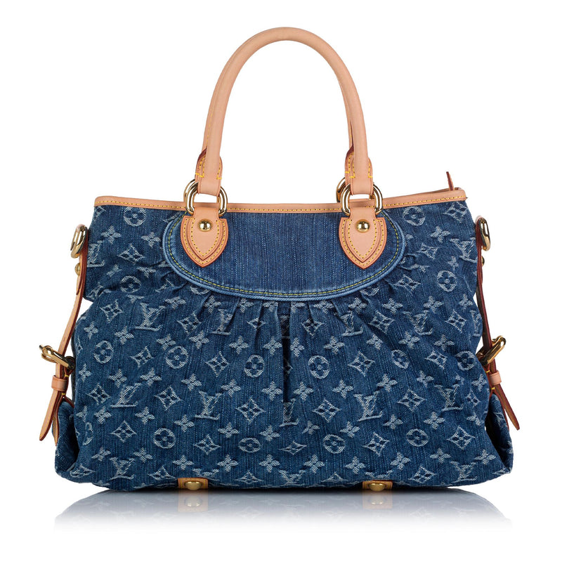 Louis Vuitton, Bags, Lv Authentic Denim Handbag