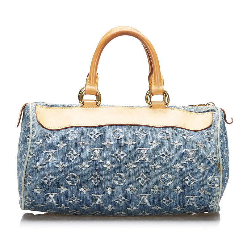Louis Vuitton denim speedy bag