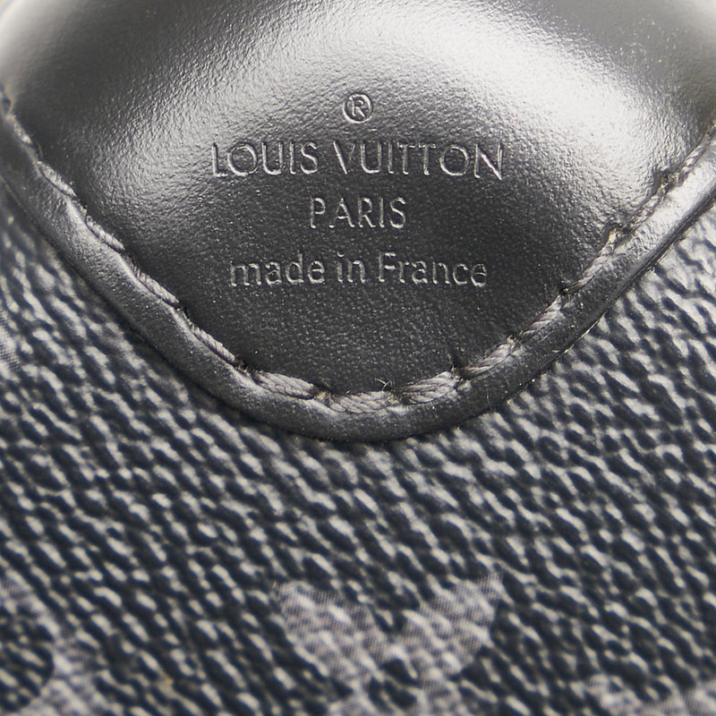 Louis Vuitton Monogram Eclipse Horizon Clutch Silver Hardware