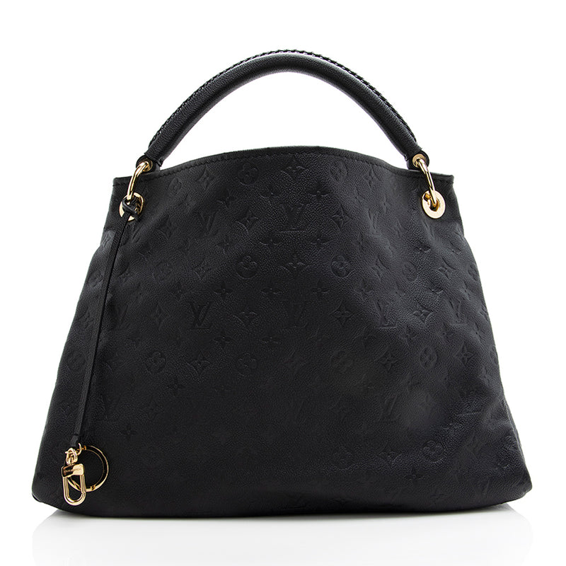 Louis Vuitton Madeleine mm Black Empreinte Leather Shoulder Bag