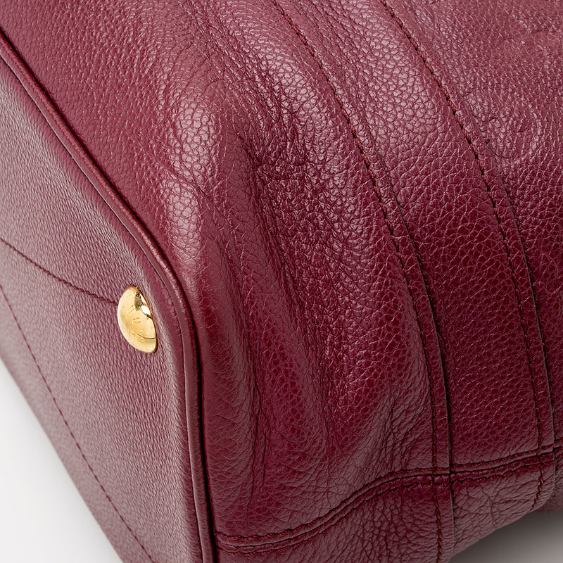 Louis Vuitton Citadine PM Brown Empreinte Leather Shoulder Bag www