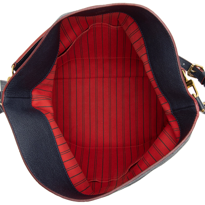 Louis Vuitton, Bags, Louis Vuitton Red Empreinte Melie Bag Authentic