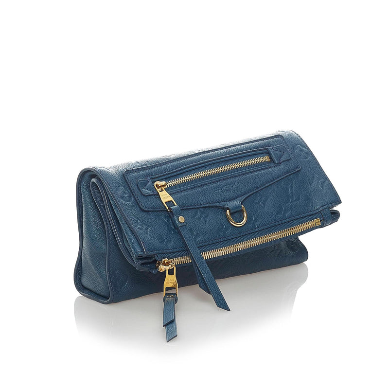 Louis Vuitton Artsy Monogram Empreinte (Without Accessories) MM Bleu Infini  in Calfskin with Gold-tone - US