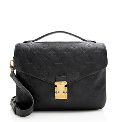 Louis Vuitton, Bags, Louis Vuitton Pochette Metis Monogram Empreinte  Leather Black