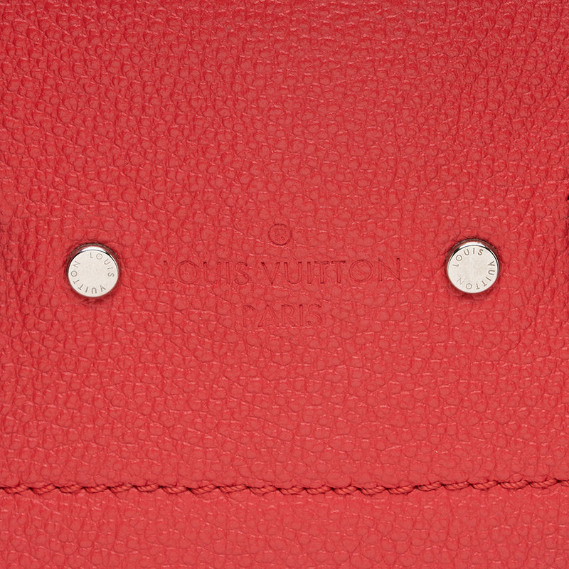 LOUIS VUITTON Pont Neuf MM Monogram Empreinte Leather Shoulder Bag Bla