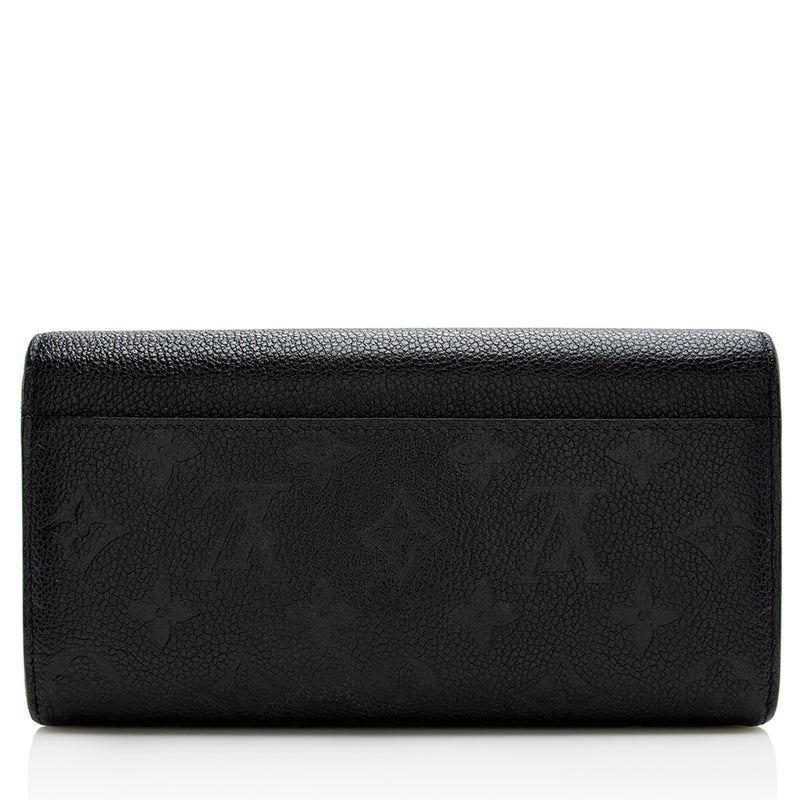 Louis Vuitton Black Empreinte Leather Small Zip Wallet