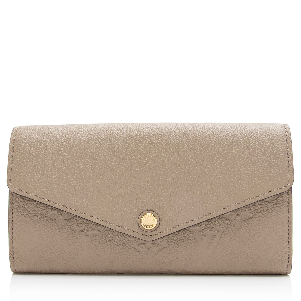 Louis Vuitton Empreinte monogram Sarah Wallet, Luxury, Bags