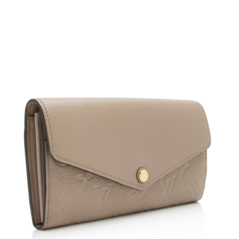 Louis Vuitton Sarah Monogram Empreinte Leather Wallet