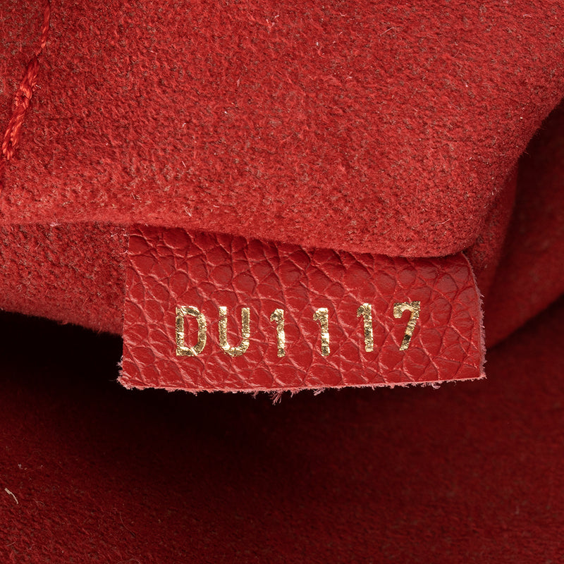 Louis Vuitton Olive Green Monogram Empreinte Leather Junot Shoulder Bag For  Sale at 1stDibs