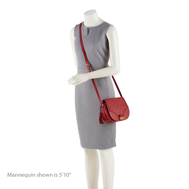 Louis Vuitton Red Monogram Empreinte Junot Crossbody Bag Leather