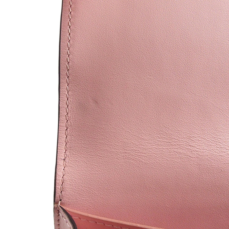 AUTHENTIC Louis Vuitton Flore Chain Wallet Clutch, Rose Ballerine, M69579