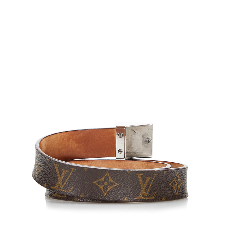 Louis Vuitton Monogram Leather Brown Belt