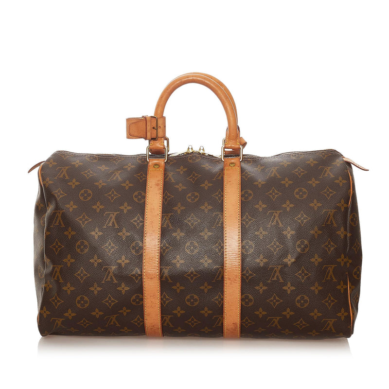 Louis Vuitton Monogram Keepall 45 (SHG-28072)