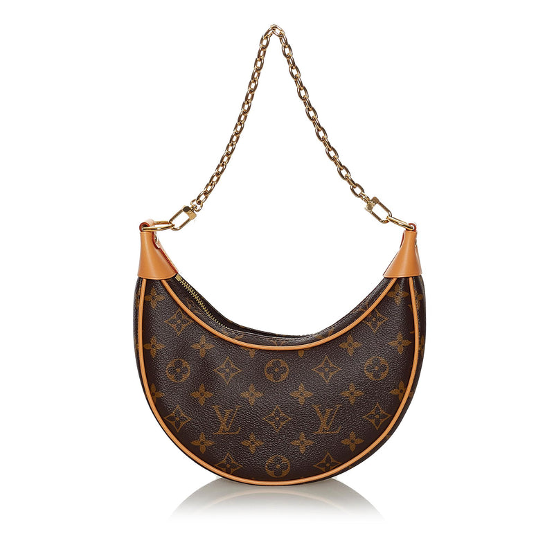 Louis Vuitton - Authenticated Loop Handbag - Cloth Brown for Women, Never Worn