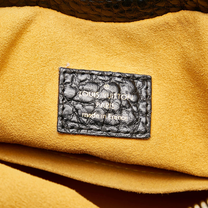 Louis Vuitton Black Monogram Mahina Denim XS ref.340452 - Joli Closet