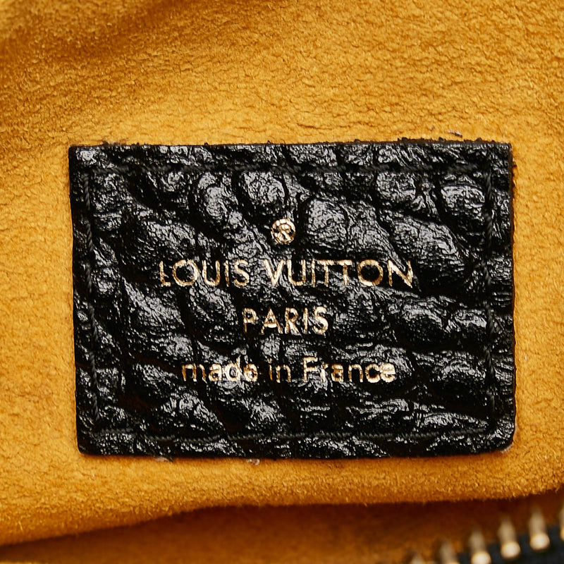 Louis Vuitton Vintage Black Monogram Toile Mahina Denim