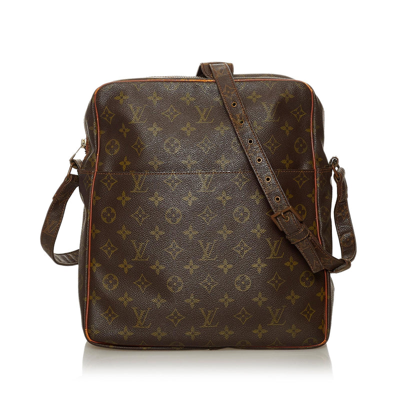 Marceau messenger leather bag Louis Vuitton Brown in Leather