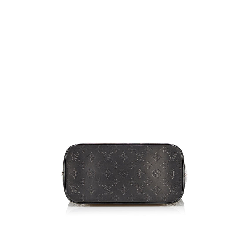 Louis Vuitton // Dark Grey Monogram Matte Vernis Stockton Bag