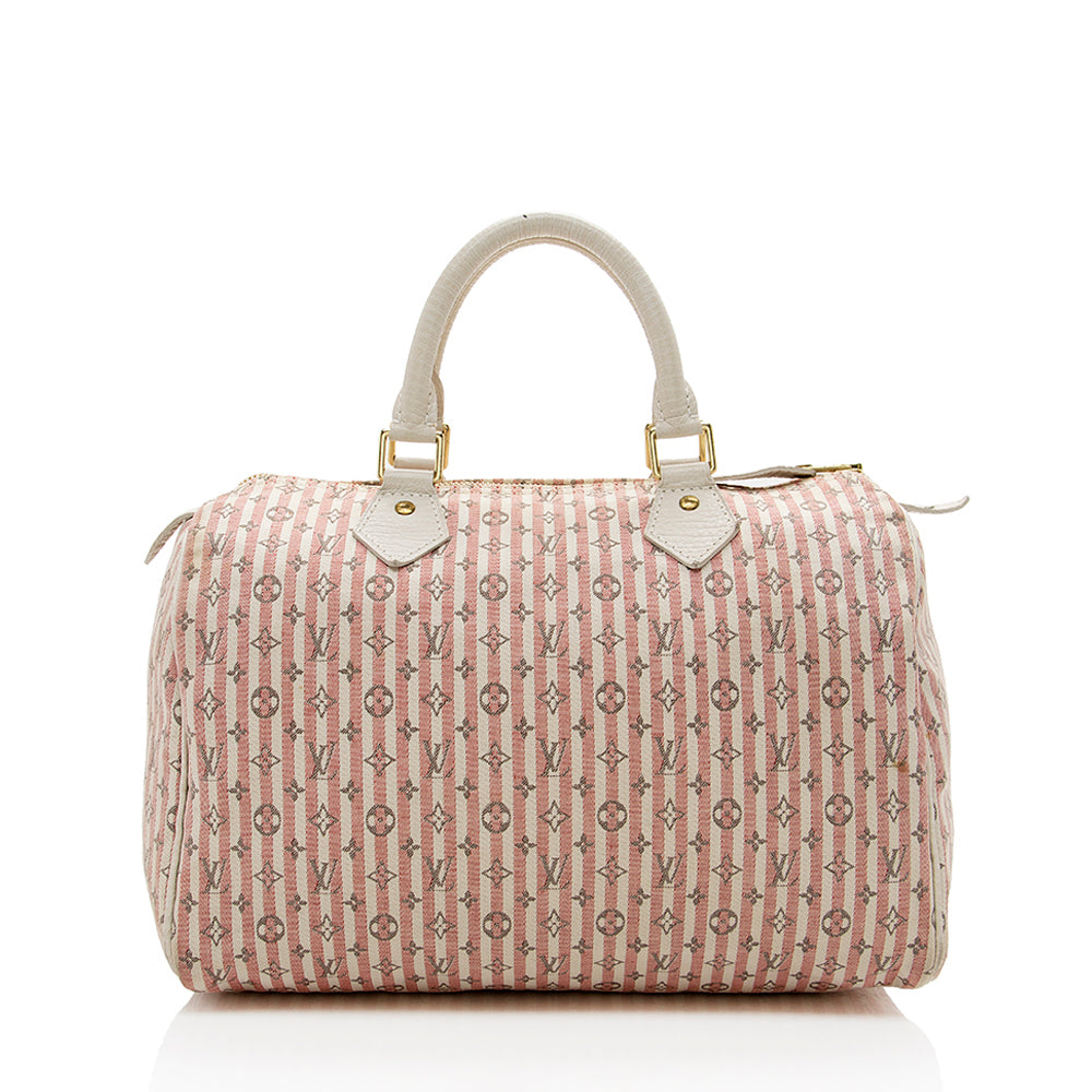 Louis Vuitton Speedy 30 Mini Lin Croisette Canvas Bag – Poshbag Boutique