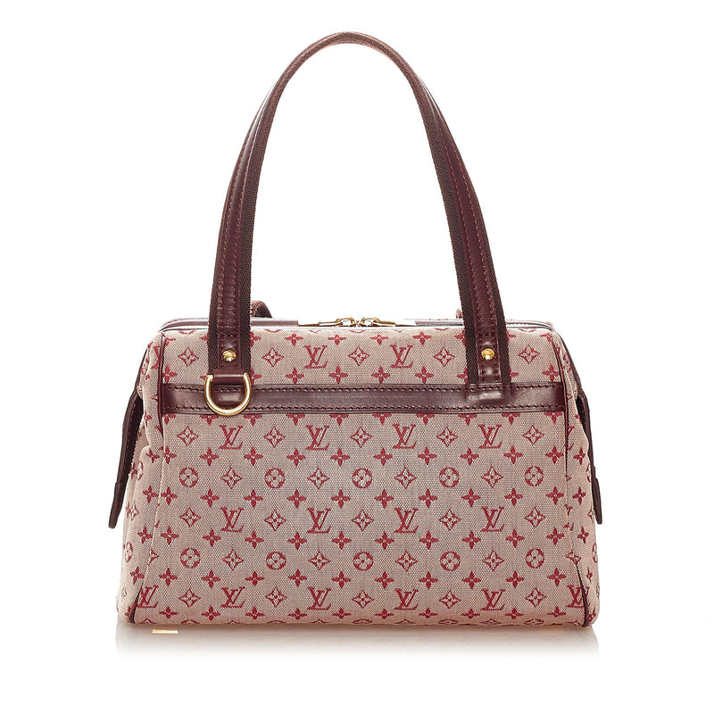 Louis Vuitton Josephine Top Handle Bag PM Cherry Canvas