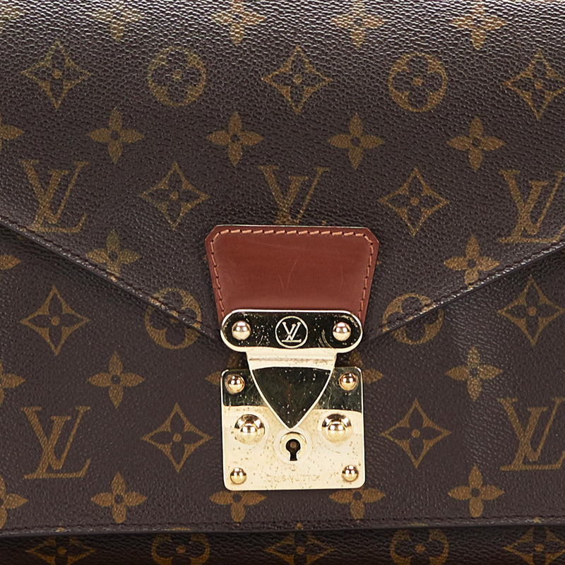 Authentic Louis Vuitton Classic Monogram Canvas Monceau 28 Bag