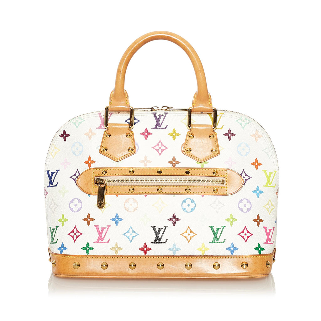 Alma bb leather handbag Louis Vuitton Multicolour in Leather