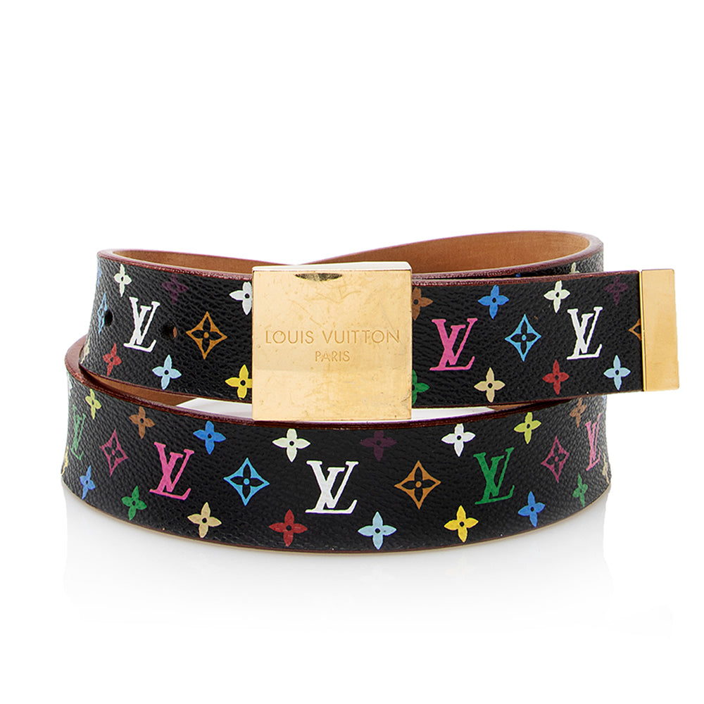 Louis Vuitton Louis Vuitton Multicolor Monogram Belt