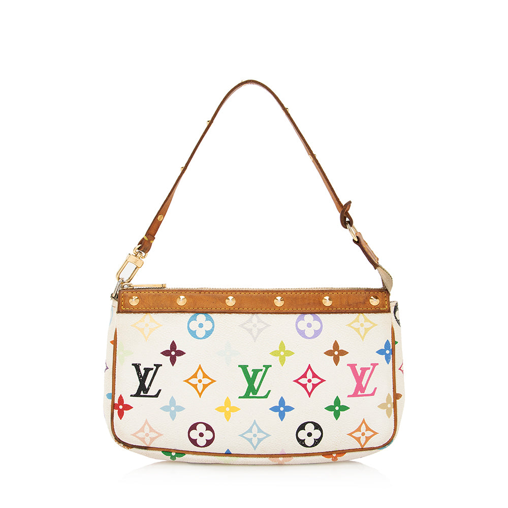 Louis Vuitton - Authenticated Multi Pochette Accessoires Handbag - Cloth Multicolour for Women, Very Good Condition