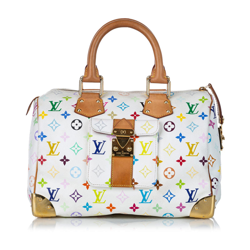 Shop authentic Louis Vuitton Multicolor Monogram Mini HL Speedy at
