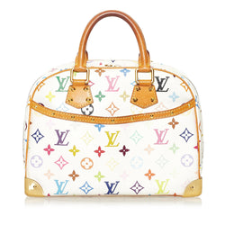 Louis Vuitton White Monogram Multicolore Trouville Bag Louis Vuitton