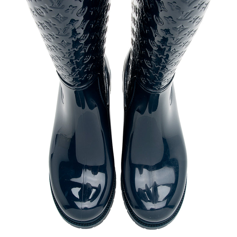 Louis Vuitton Leather Rain Boots - ShopStyle