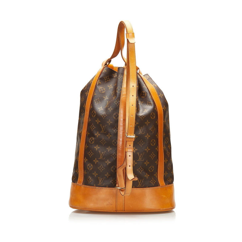 Louis Vuitton Vintage - Epi Randonnee GM Bag - Black - Leather and